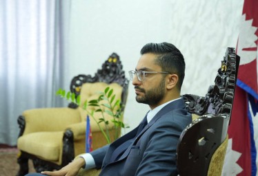 शिक्षा मन्त्री पोखरेल र इयू सम्बद्ध कूटनीतिज्ञहरूबीच भेटवार्ता