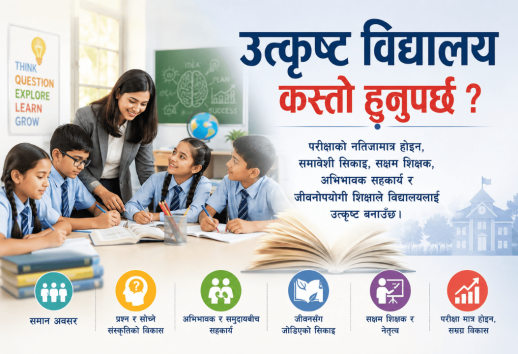 परीक्षाको नतिजाले मात्र विद्यालय उत्कृष्ट हुँदैन : मेदिनबहादुर लामिछाने