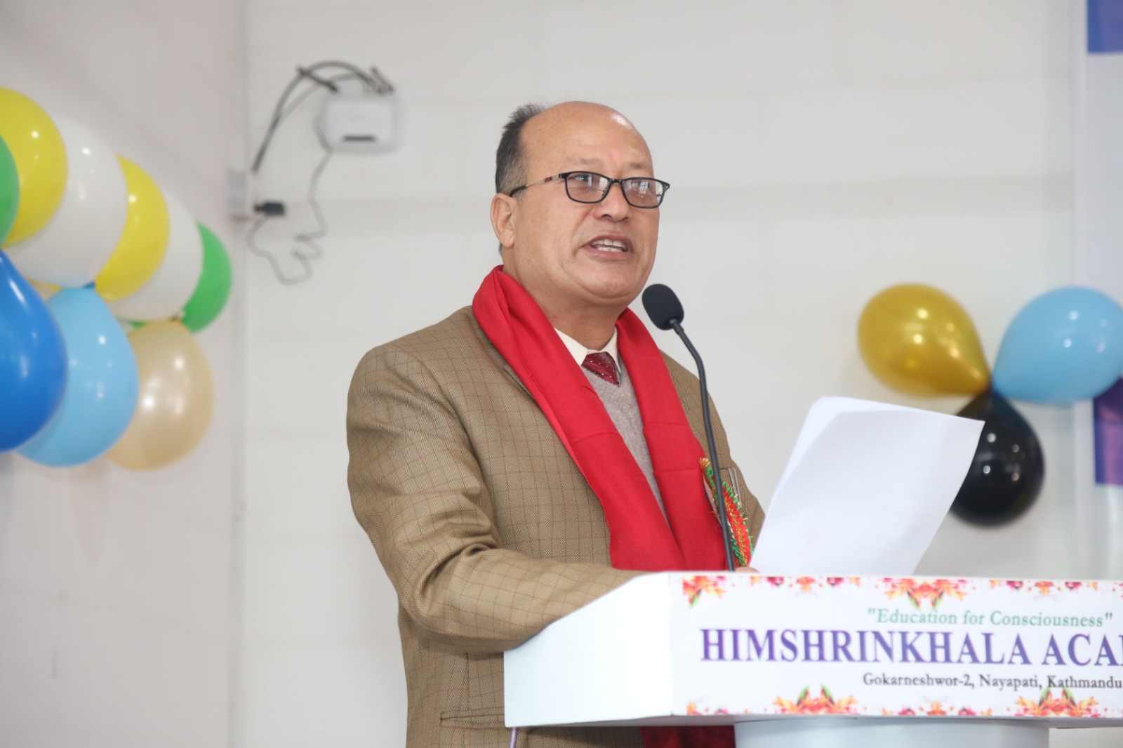 गुणस्तरीय शिक्षा सँगै संस्कार, अनुशासन र जीवनोपयोगी सीपमा जोड दिन्छौँ : नारायण भक्त श्रेष्ठ